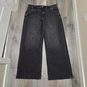American Eagle Outfitters Super High-rise Baggy Wide-Leg Plus Size Jeans